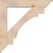 Ekena Millwork Merced Traditional Smooth Bracket w/ Offset Brace, Douglas Fir, 7 1/2"W x 42"D x 42"H BKT0806X42X42MRC01SDF - alternate 3